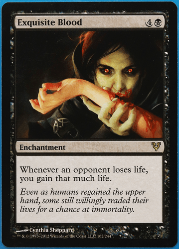 Exquisite Blood Avacyn Restored NM Black Rare MAGIC CARD (ID# 506552) ABUGames - Picture 1 of 2