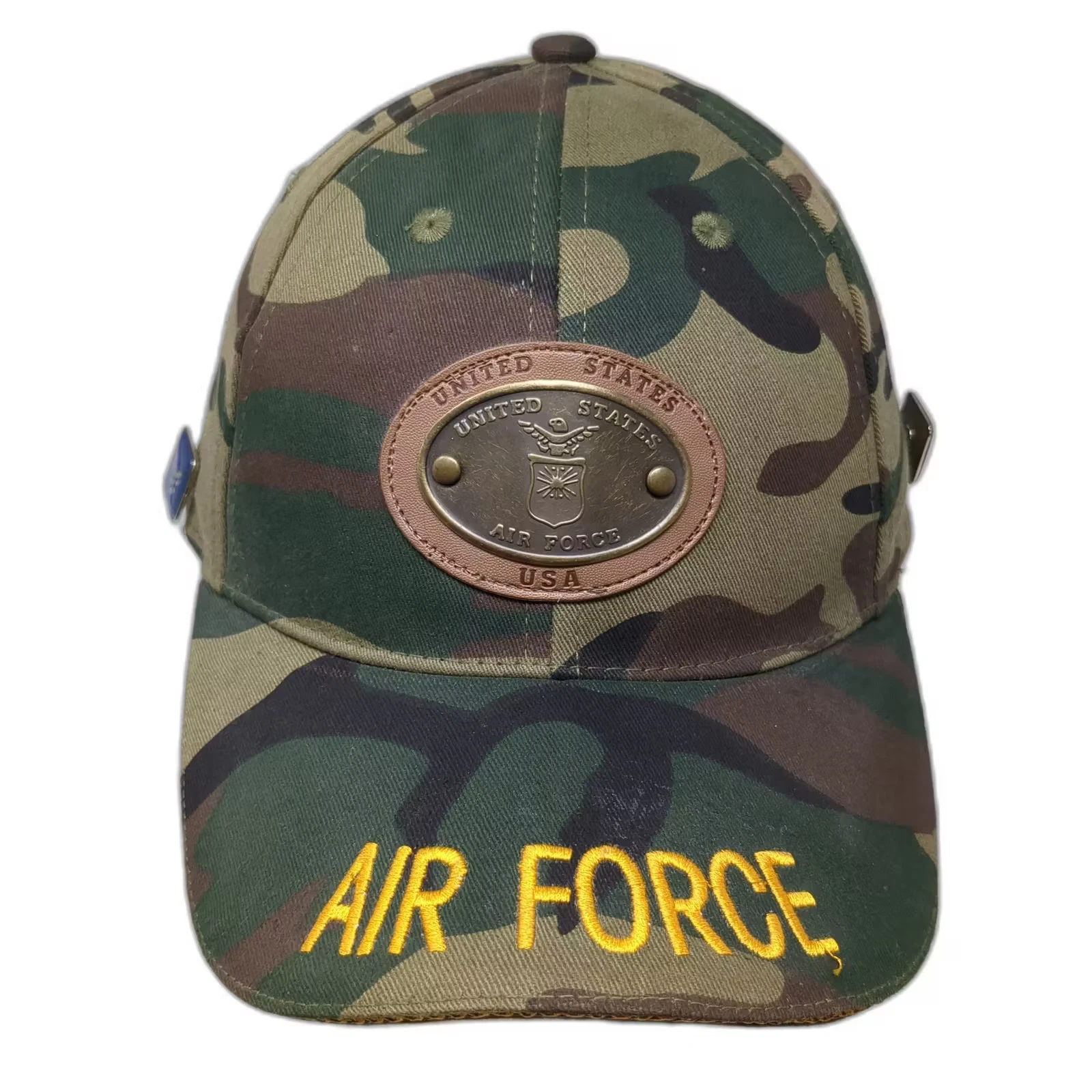 JFH Headwear United States Air Force USAF Camo Green Baseball Cap One Size Hat