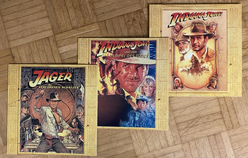 Laser Disc Indianer Jones Trilogie Widescreen PAL Deutsch Lucasfilm Limited 1981 - Bild 2 von 4