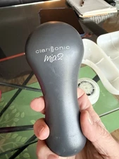 Clarisonic Mia 2 Sonic Facial Cleansing Brush System Gray w 2 Brush Heads & Case