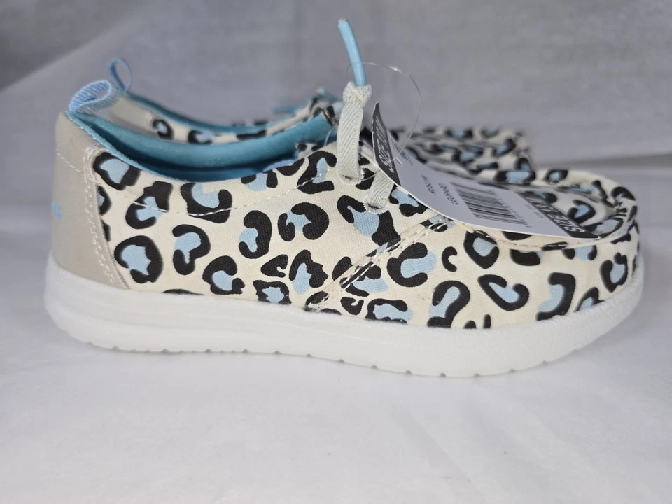 Nuevo con etiquetas Zapato sin cordones Eddie Bauer Niñas Lona Talla 13 Estampado Leopardo Foto 4 de 4