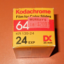 NEW Unopened SEALED Kodak Kodachrome Film for Slides KR 135-24 Exp 1989 Murray's