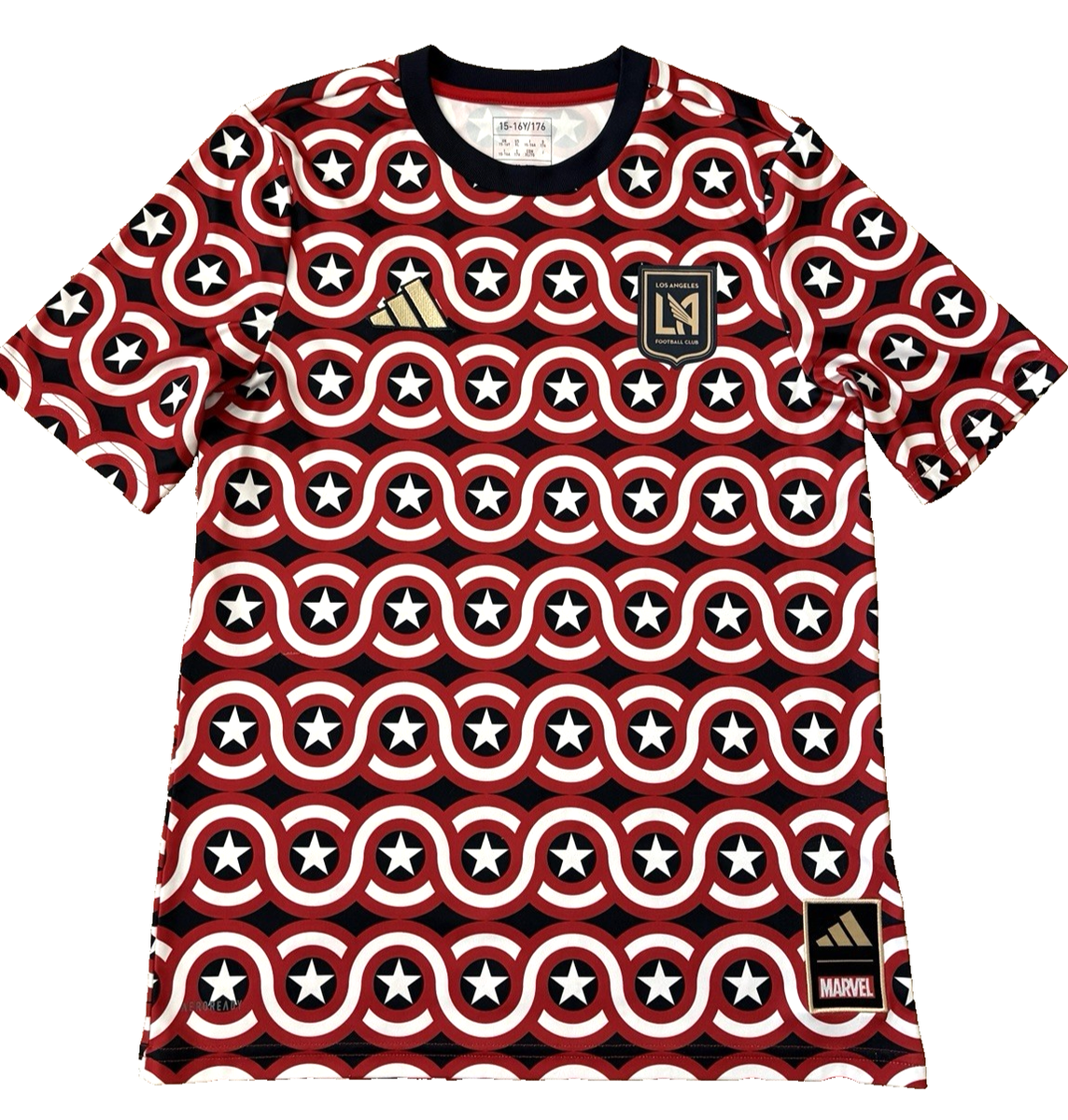 NEW Adidas X Marvel Captain America LAFC MLS Pre-Match Soccer