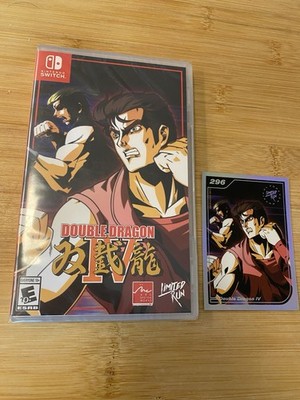 Double Dragon IV - Nintendo Switch Limited Run Games LRG NEU SEALED + Karte