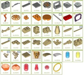 Lego 7316 Life on Mars: Excavation Searcher - No box or manual