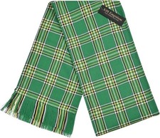 Kilt Emporium Green Acrylic Wool Scottish Tartan Plaid Scarf - 90" L 10.5" W