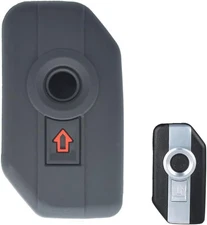 AUTOXBERT Silicone Full Protect 2 Button Remote Control Key Shell Case black 