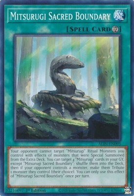 Mitsurugi Sacred Boundary - ALIN-EN095 - Common - 1st Edition - Near Mint - Alli