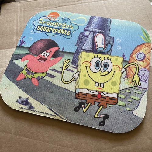 SpongeBob SquarePants Patrick Show Computer Mouse Mousepad Viacom Vintage 2002