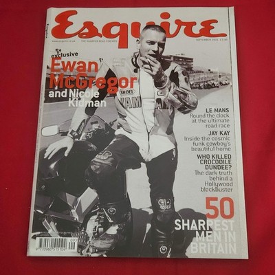Esquire Magazine September 2001 (1200) Ewan McGregor Nicole Kidman Jay Kay Sophi