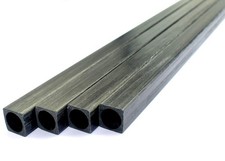 cncarbonfiber 4pcs 10mm Square Carbon Fiber Tubes 10x10x8.5x420mm Inner Round...