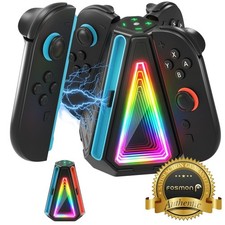 Fosmon For Nintendo Switch 2 Controller Charger Charging Station Joy Con Charger