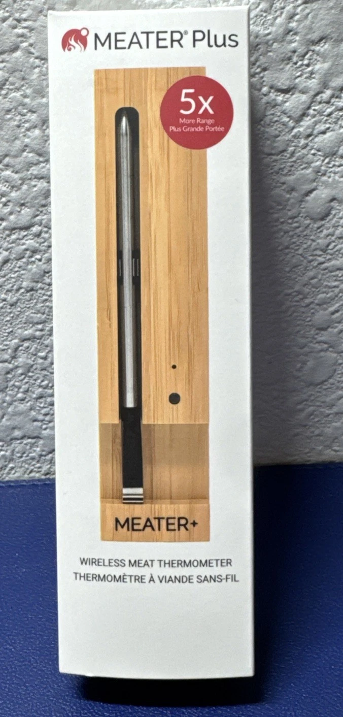 Traeger Wireless Meat Thermometer Brown Silver Meater Digital Extended Bluetooth
Opens in a new wind