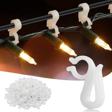 Christmas Light Clips Outdoor, 200 Pack Mini Gutter  Shingle Clips for Hanging