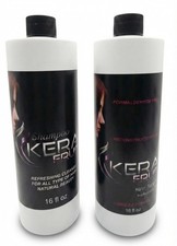 KERA FRUIT Brazilian Keratin Hair Treatment Kit - At Home 16 Fl Oz, white