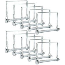 10 Pack Trailer Pins–2-3/4"x1/4"(LxW)–Featuring Trailer Hitch Pins,Shaft Locking