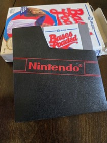 Jaleco Bases Loaded 1988 Nes Game With Manual And Nintendo Black Dust Sleeve