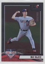 2019 Panini USA Baseball Stars & Stripes Longevity Ruby /249 Max Rajcic #43 u6m
