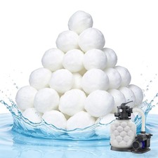 Image of 1500g Pool Filter Balls for Sand Filter, Replace 53kg Sand, Eco-Friendly