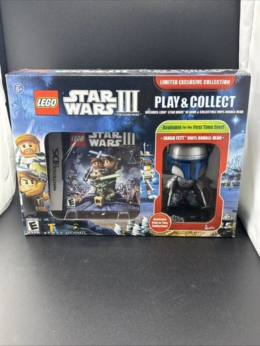 Nintendo DS LEGO Star Wars 3 III With Jango Fett Funko Pop Bundle Nintendo New