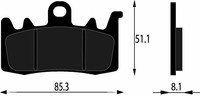 BremsbelÄGe Vorne Ducati Scrambler Desert Sled (Fcc Clutch 800 2017 2020