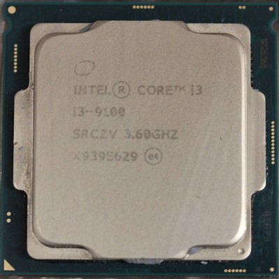 SRCZV Intel Core i3-9100 3.60GHz  (4.2 GHz Turbo) Quad-Core Socket LGA1151 CPU