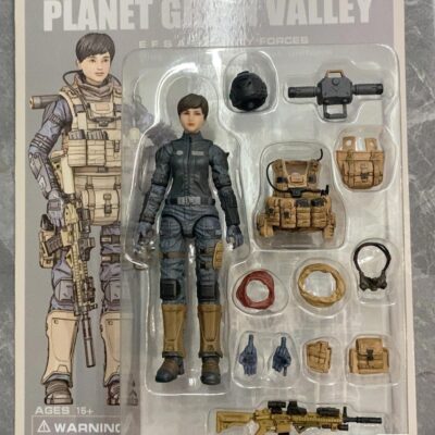 Planet Green Valley Security Forces 1/18 Female Action Figure 3.75