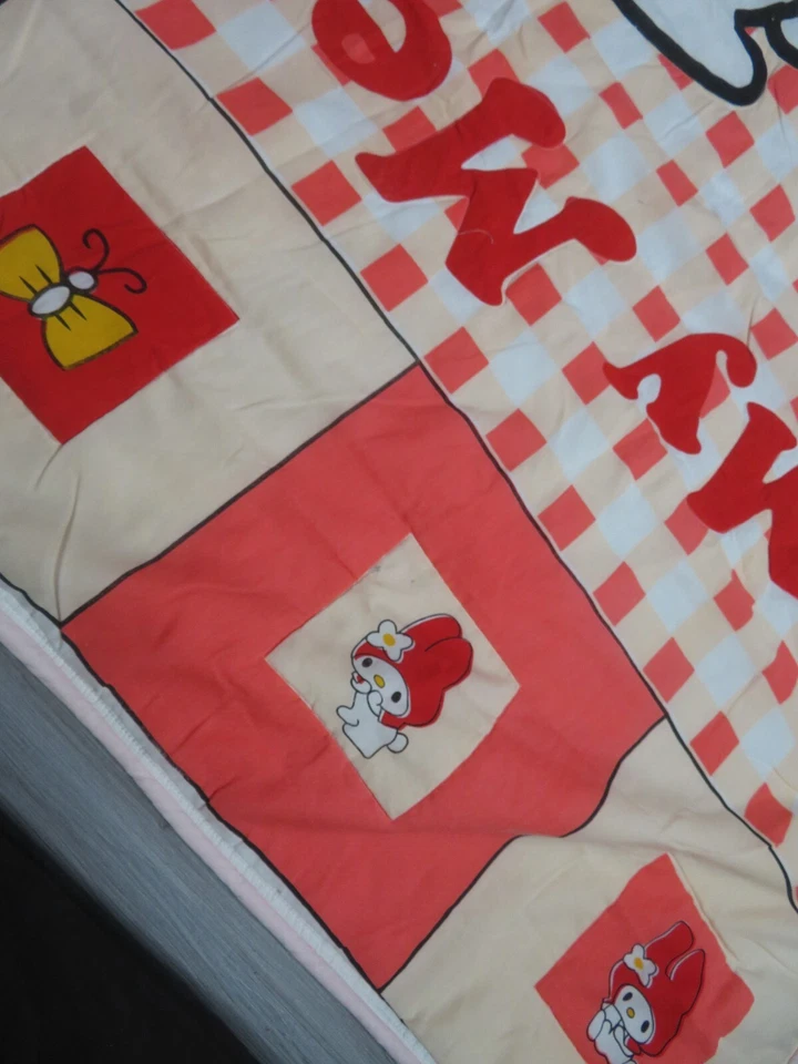 Vintage Sanrio My Melody Comforter With Fitted Sheet Twin Size Hello Kitty Rare - Image 2 of 4