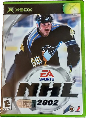 EA Sports NHL 2002 (Microsoft Xbox, 2001) Complete w/ Manual - Tested Working