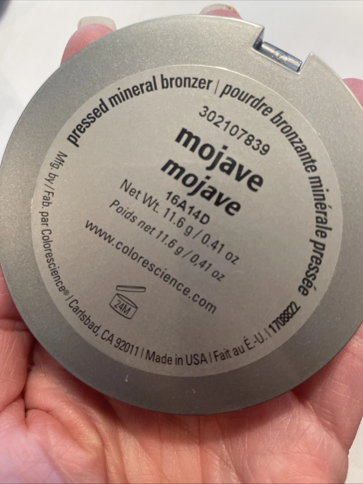 COLORESCIENCE PRESSED MINERAL BRONZER - MOJAVE 11.6g / 0.41oz Compact Full Size - Image 3 of 4