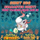 HISUIAN ZORUA POKEMON SCARLET VIOLET ✨ SHINY EGG 6 IV ✨ CUSTOM AVAILABLE ✨