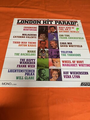 London Hit Parade Assorted Artists Original LP