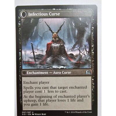 Magic The Gathering Accursed Witch / Infectious Curse SOI EN 097/297 Shadows Ove