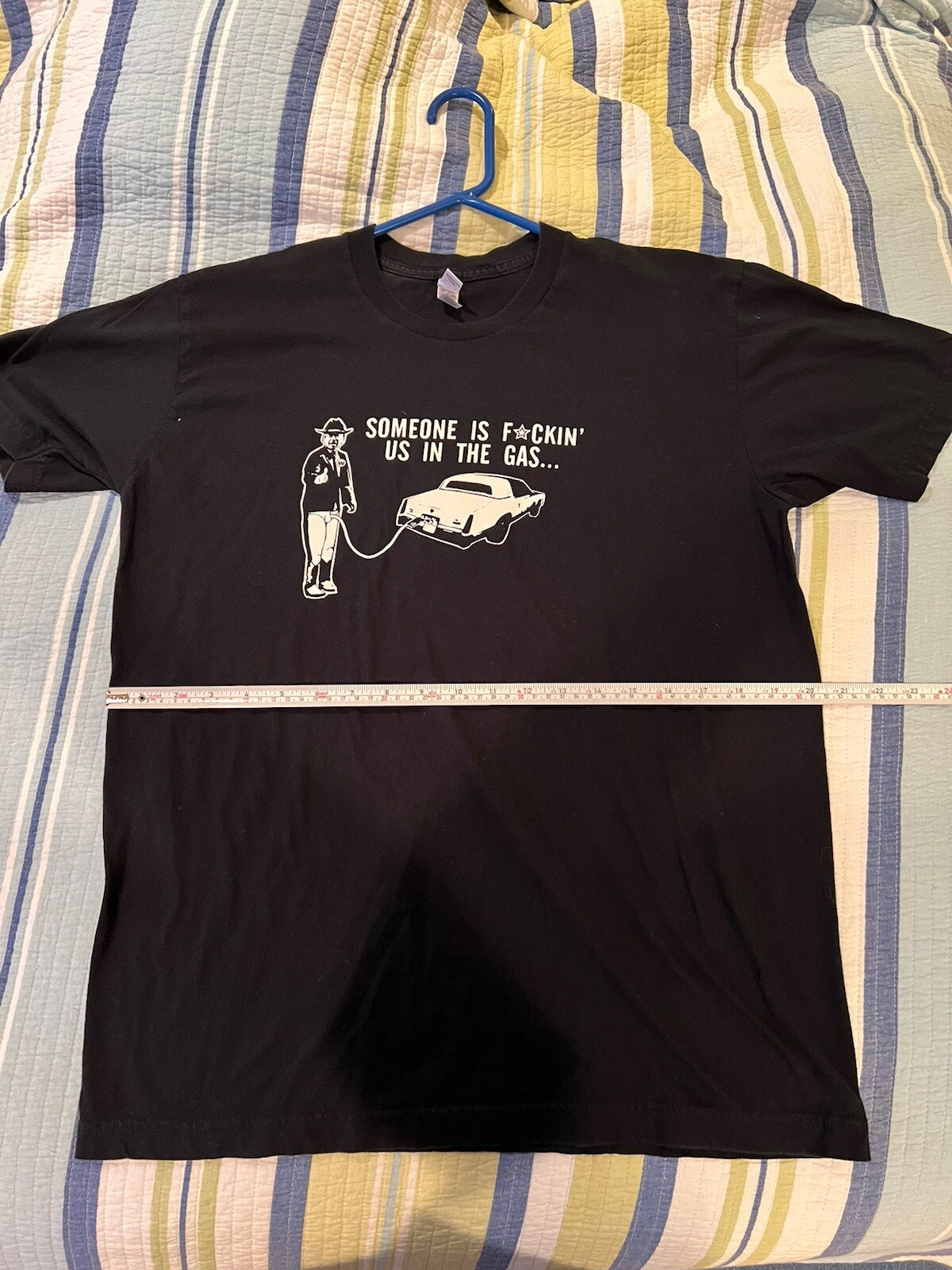 George W Bush USA President F*cking Us In The Gas Satire Comedy T Shirt L image 2