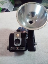 Vintage Kodak Brownie Hawkeye Film Camera Flash Model USA Untested