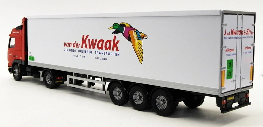 Corgi 1/50 Scale Truck CC12419 - Volvo FH Fridge Trailer - Van Der Kwaak - Image 2 of 4