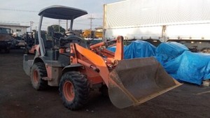 Hitachi Wheeled Loader / ZW30 With Sweeper And Fork