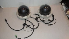 Lot of 2 IQEYE IQA25N 6MP IP Network Dome Security Camera with Lens