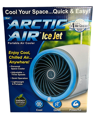 Arctic Air Ice Jet Air Cooler 3 Speed Portable Personal Travel