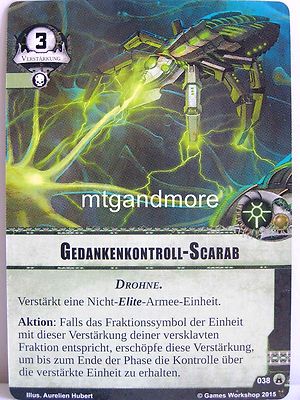 Warhammer 40000 Conquest LCG - Gedankenkontroll-Scarab #038 - Legionen der Toten