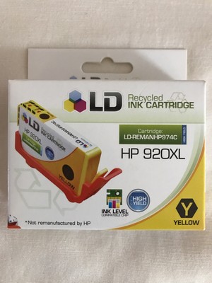 LD Recycled Ink Cartridge For HP 920XL YELLOW. Cartridge LD-REMANHP974C. NEW | eBay