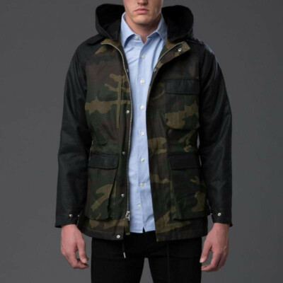 Freemans Sporting Club FSC Isle of Man Parka Coat / Jacket RRP$679 Ex.Cond M