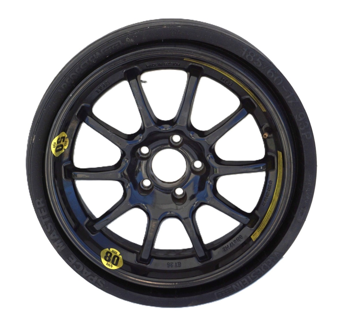 MB-107専門ランド‐SL-SLCリサイクル‐レストアーリビルト‐リペアー 2003-2012 Mercedes-Benz SL500 SPARE TIRE 185/60-17 OEM | eBay