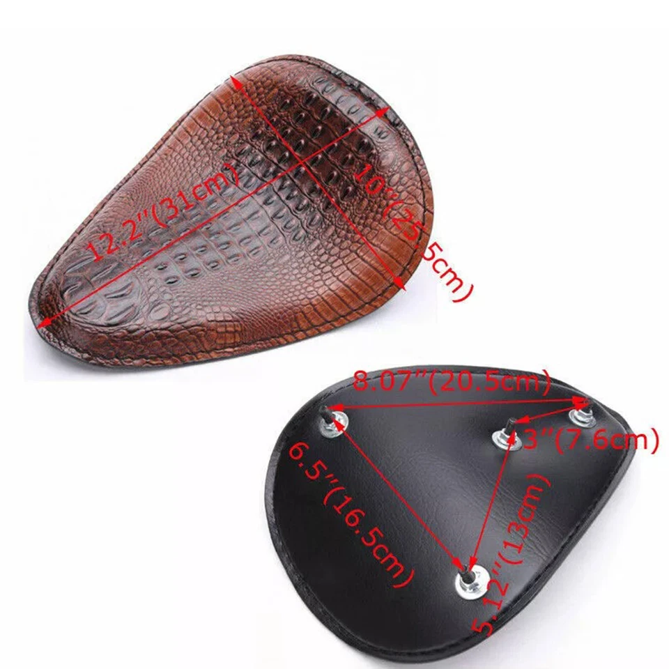 Kit de soporte de resorte de asiento individual para motocicleta Honda Yamaha Kawasaki Suzuki Bobber Foto 3 de 4