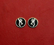 Browning 1/2" Brass Grip Medallions 1 pair