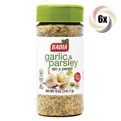 6x Shakers Badia Garlic & Parsley Seasoning Gluten Free 5oz Fast Shipping!