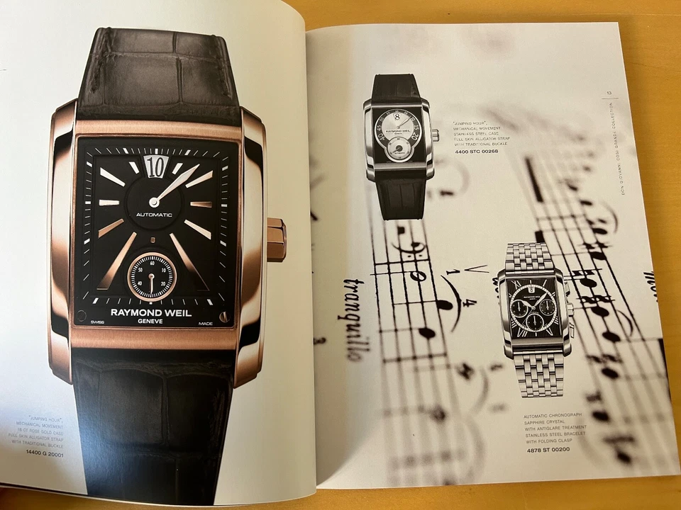 Catalogue Raymond Weil - der Nouvelle Partition - 2010 - English - Für - Image 3 of 4