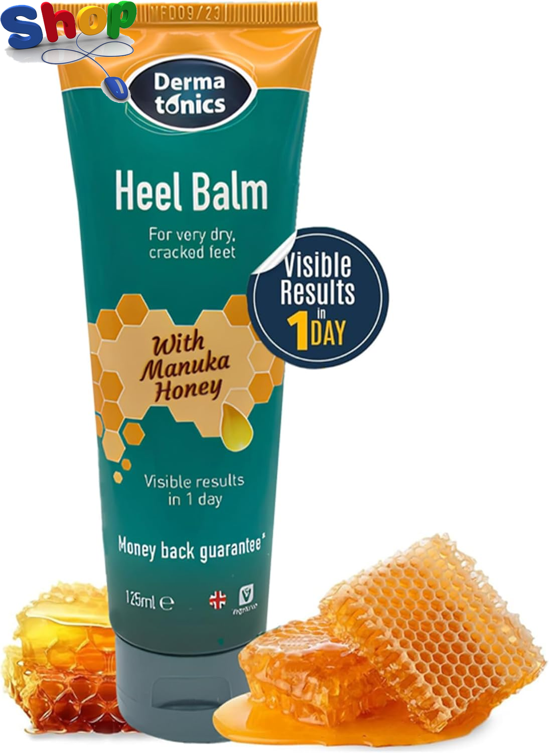 Fast-Acting Manuka Honey Heel Balm | Nourishing Formula for Rough and Cracked He