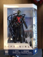 CW DC Supergirl David Harewood  Autographed Signed Action Figure COA