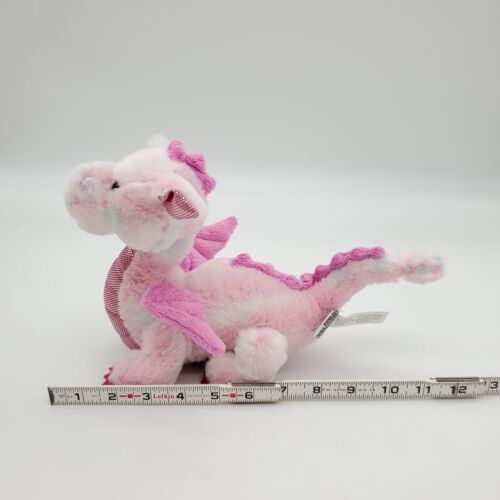 Ganz Whimsy Dragon Plush Toy 8" Pink & White Stuffed Animal Plush Sparkle No Cod - Picture 5 of 7